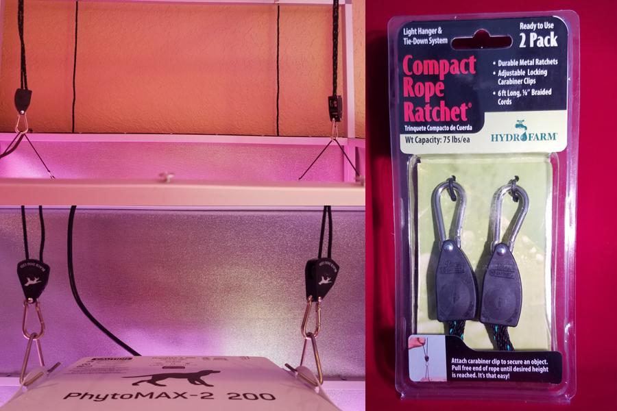 1/8 Ratcheting Light Hangers